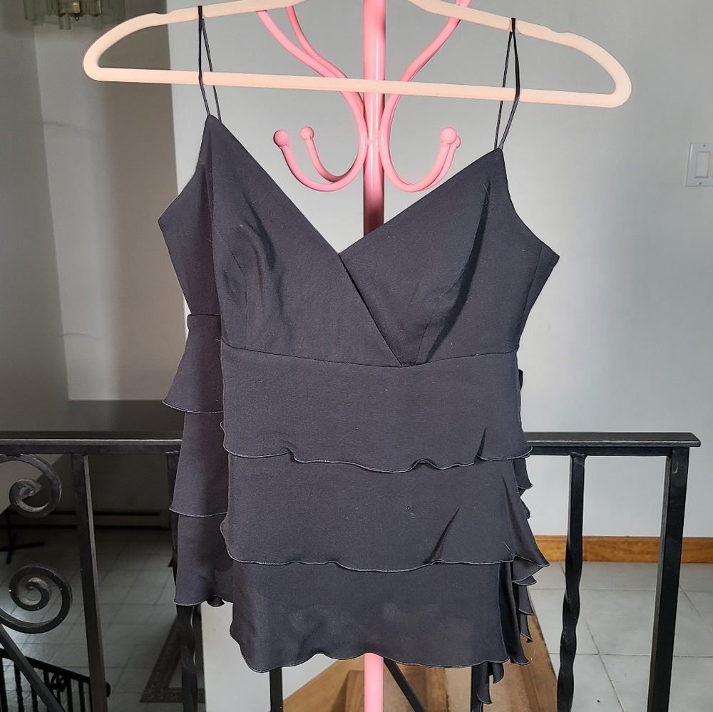 Escada Silk Spaghetti Strap Tank